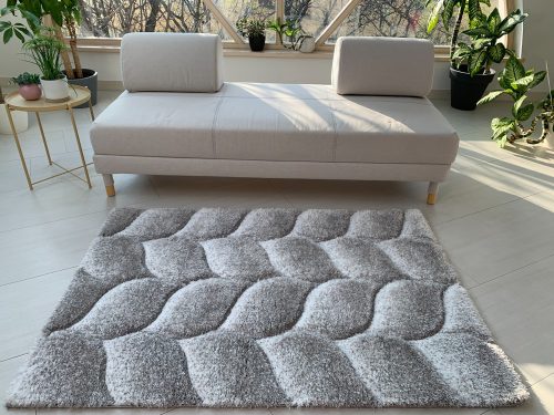 Kiara 3d Shaggy 5cm 481 szürke-zöld szőnyeg 60x110 