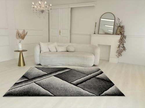 Nilofer 6034 szürke modern szőnyeg 80 cm-es szett