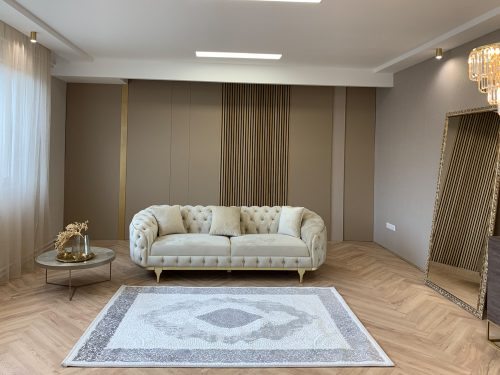 Zelda szürke klasszikus szőnyeg 60x110 cm