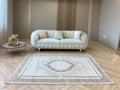 Zelda bézs klasszikus szőnyeg 60x110 cm