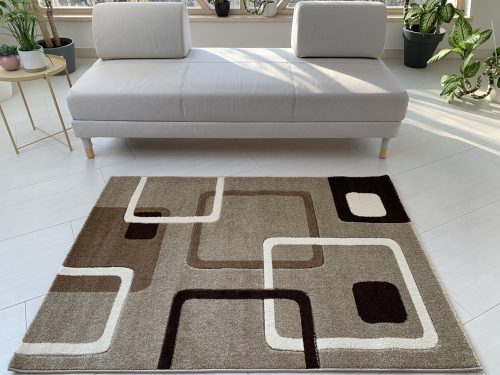 Pearl Bézs-barna koczkás 6884 (Beige) szőnyeg  60x110