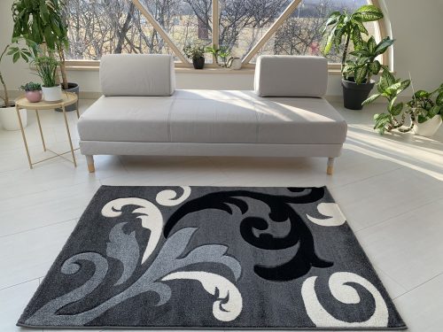 Pearl Szürke Fekete 346 (grey-black) szőnyeg 60x110