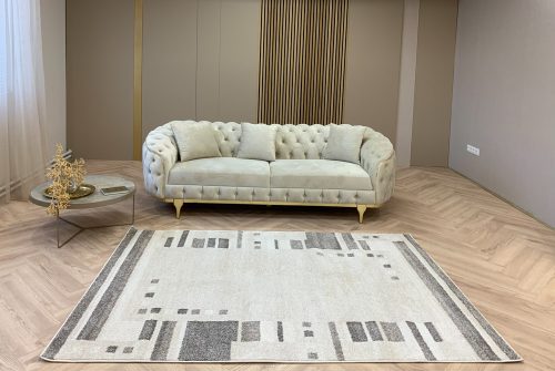 Madrid 5109 design bézs szőnyeg 60 cm-es szett
