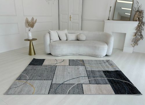 Madrid 5111 design szürke szőnyeg 80 cm-es szett