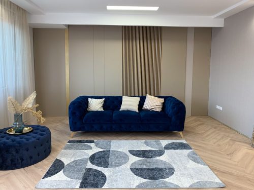 Madrid 7403 design szürke szőnyeg 80 cm-es szett