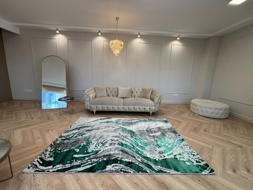 Sunshine fehér-zöld 1115 design szőnyeg  240x330